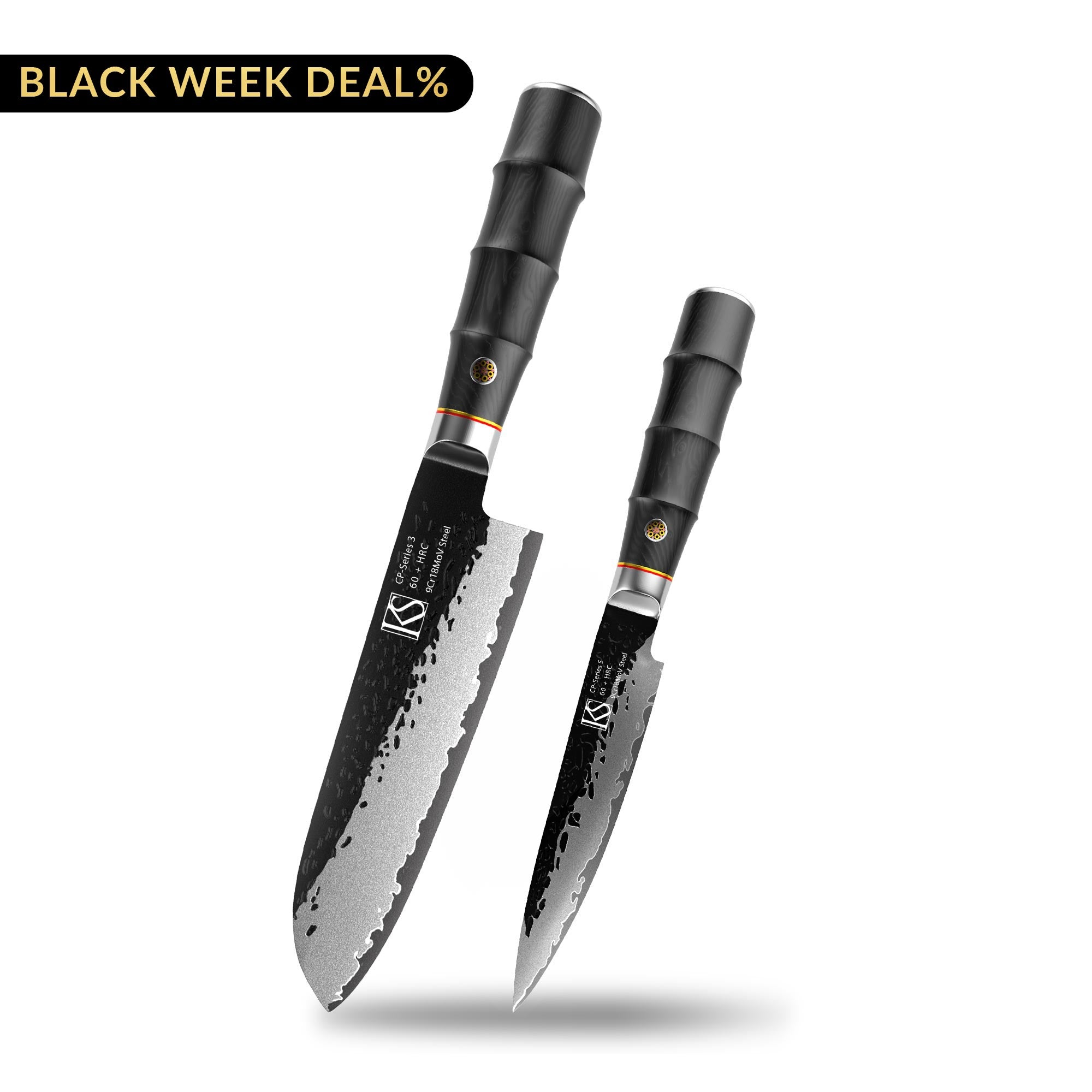 2pcs CP-Series Kochmesserset 3