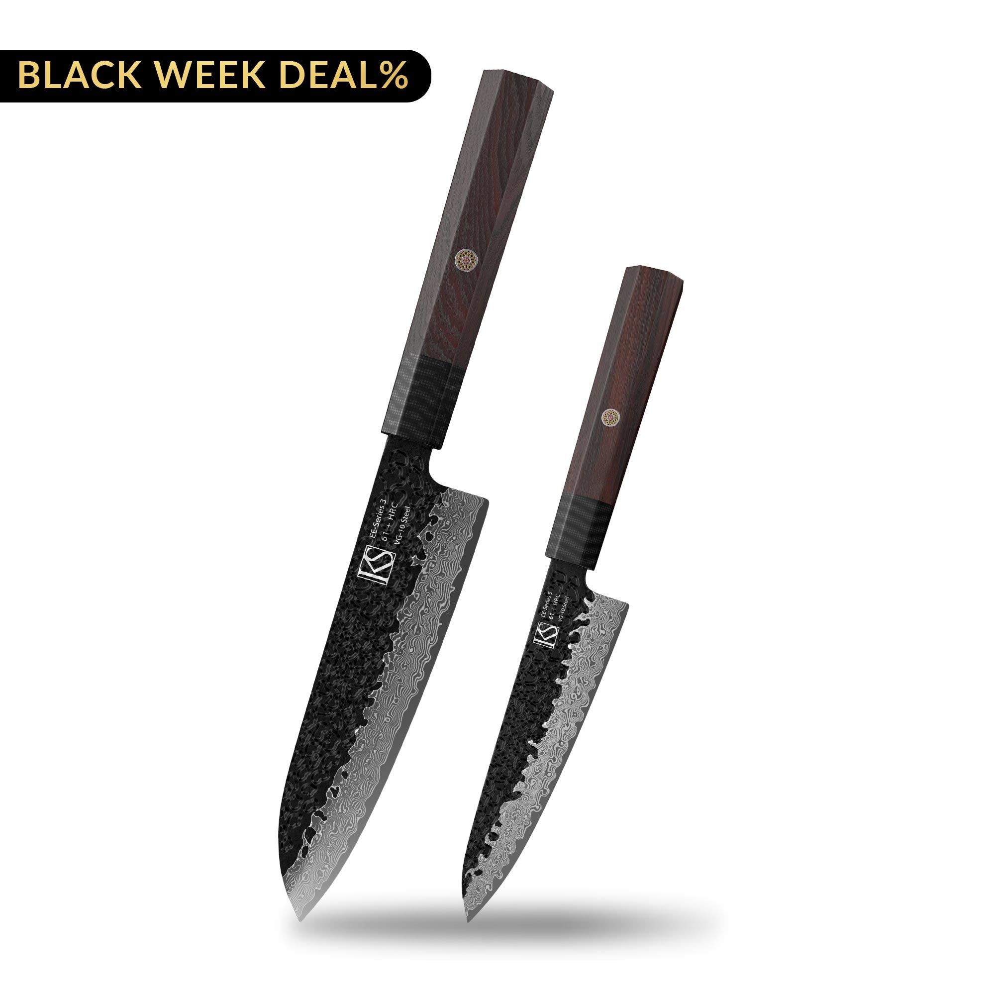 2pcs EE-Series Kochmesserset 3