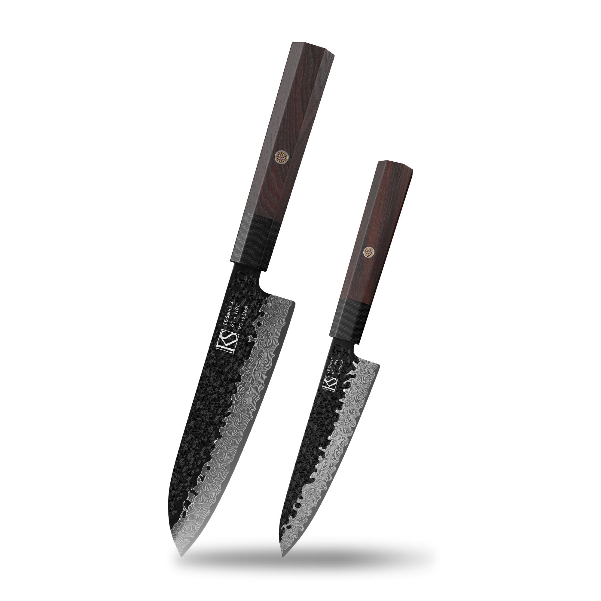2pcs EE-Series Kochmesserset 3