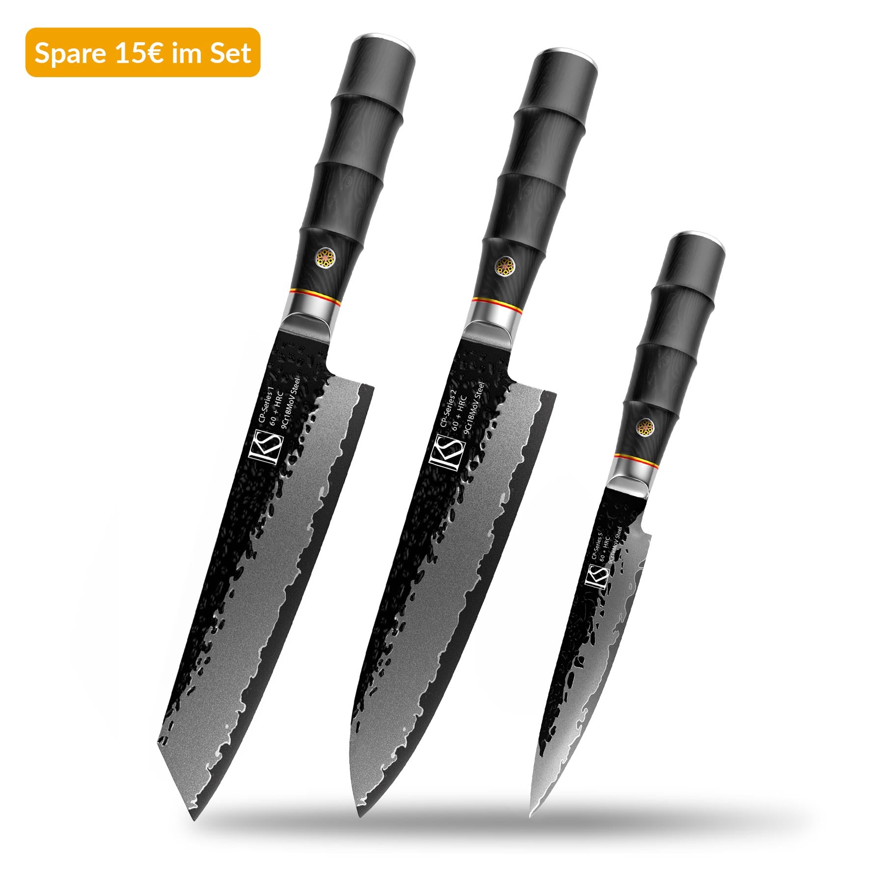 3pcs CP-Series Kochmesserset