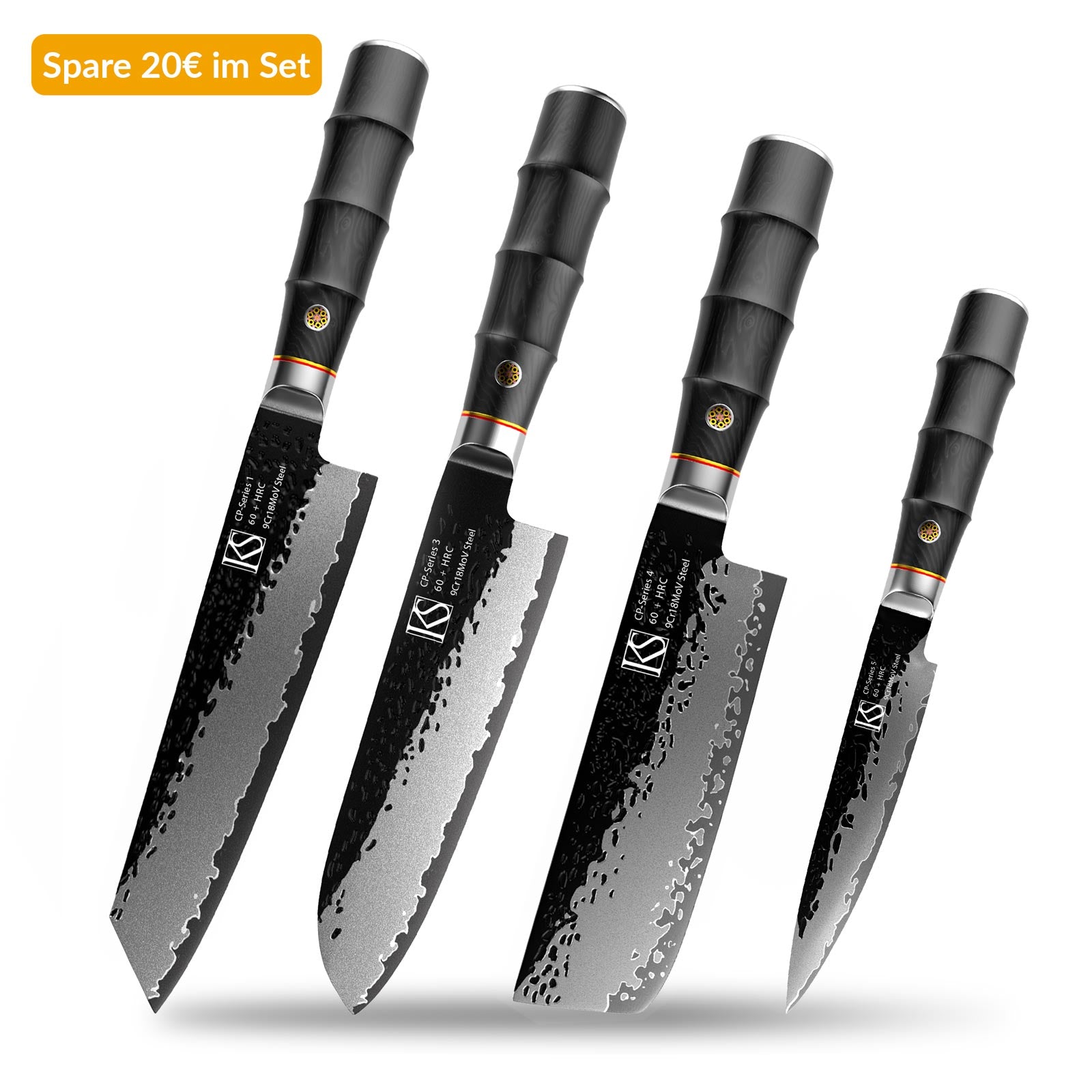 4pcs CP-Series Kochmesserset