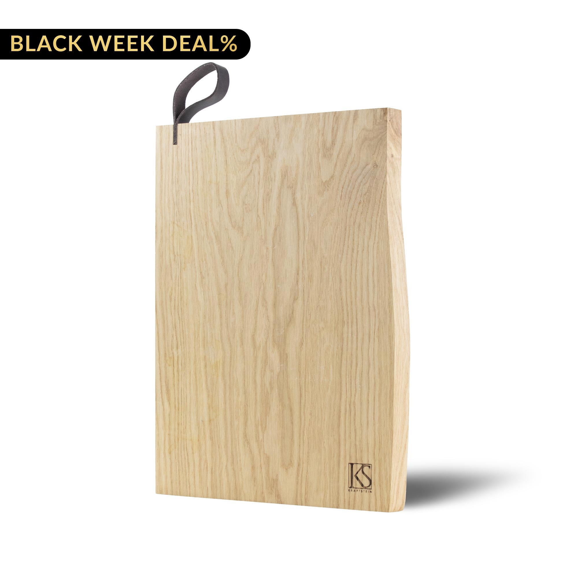 Schneidebrett Eiche Naturholzkante M