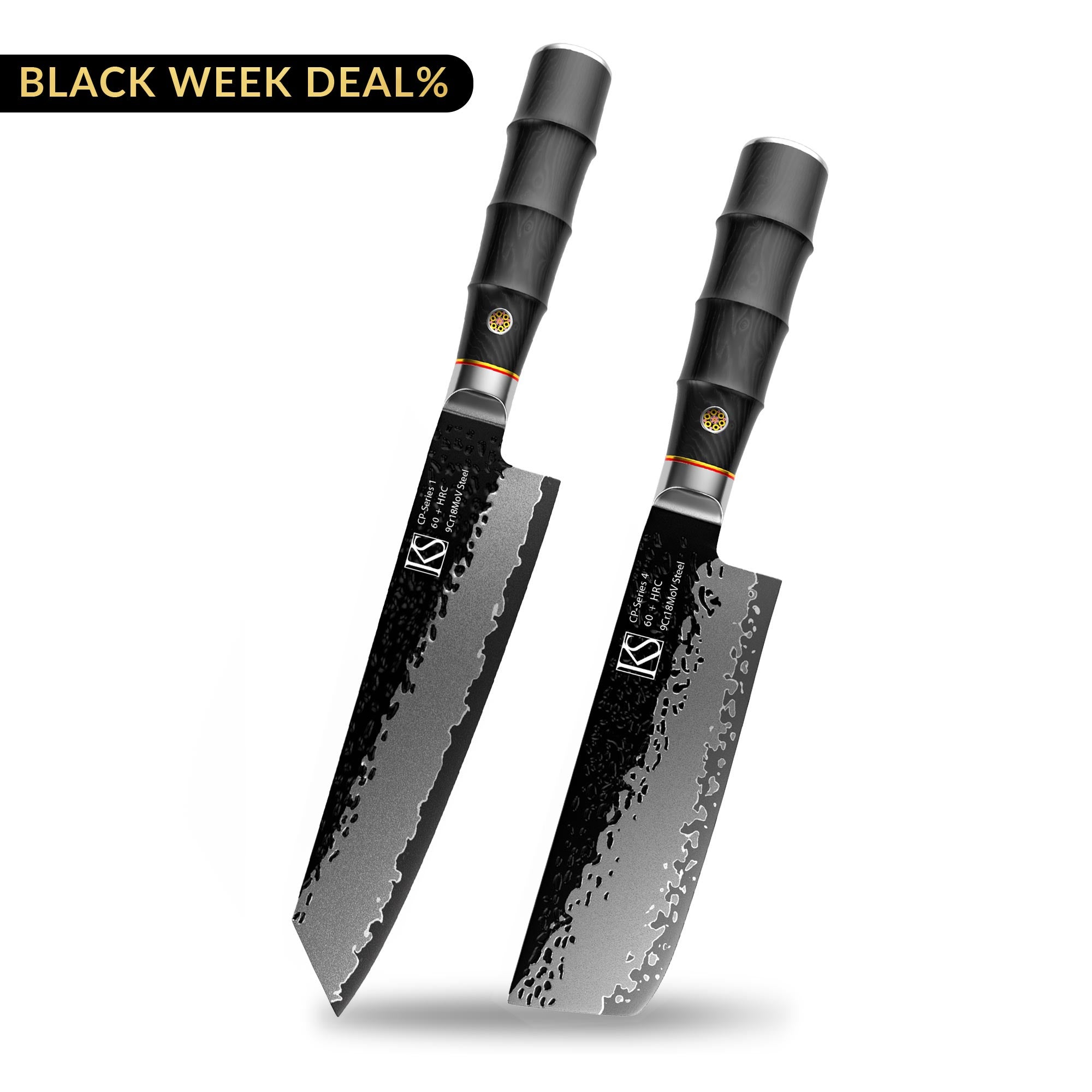 2pcs CP-Series Kochmesserset 2