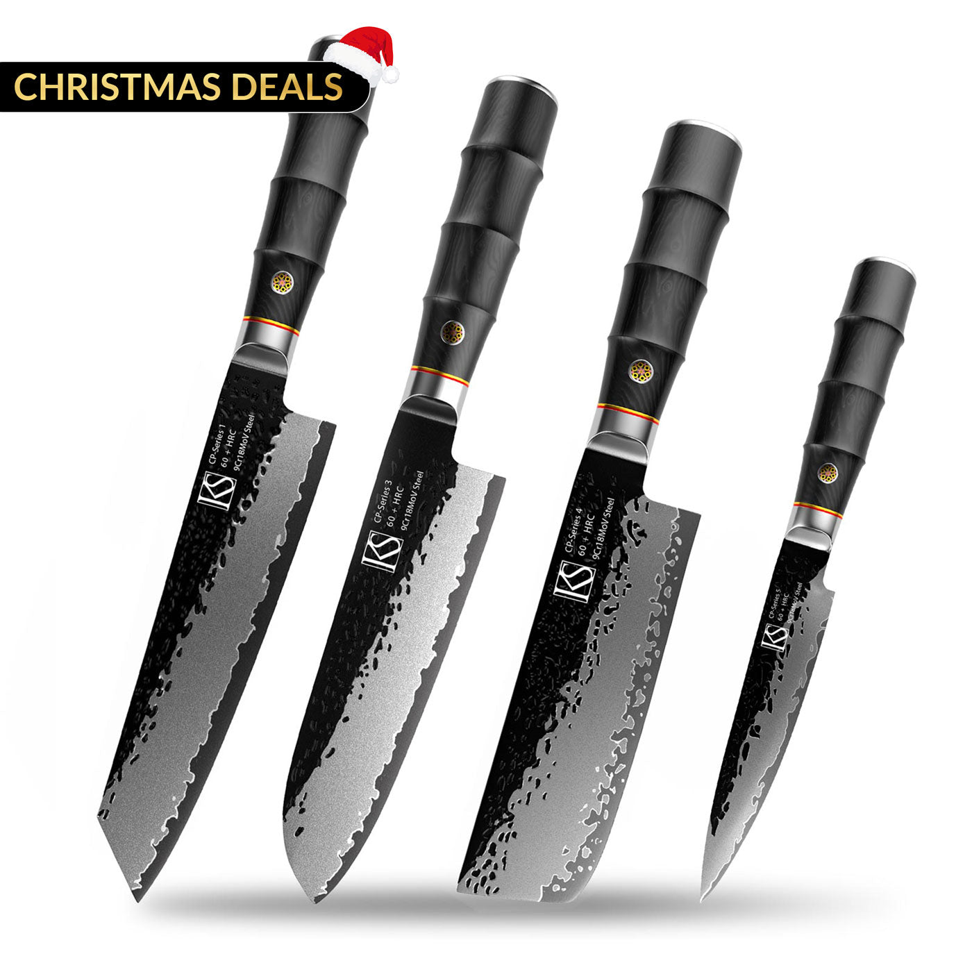 4pcs CP-Series Kochmesserset