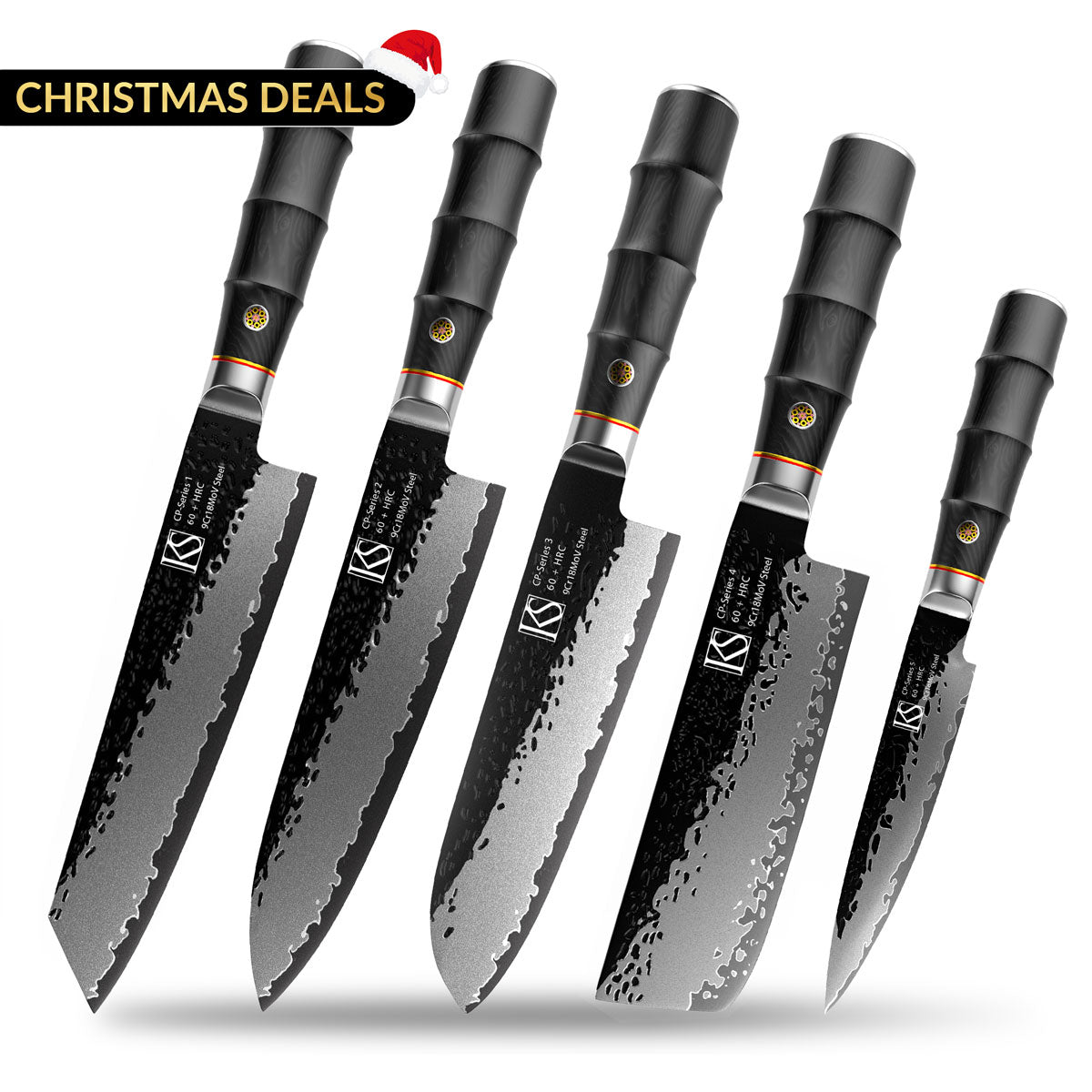 5pcs CP-Series Kochmesserset