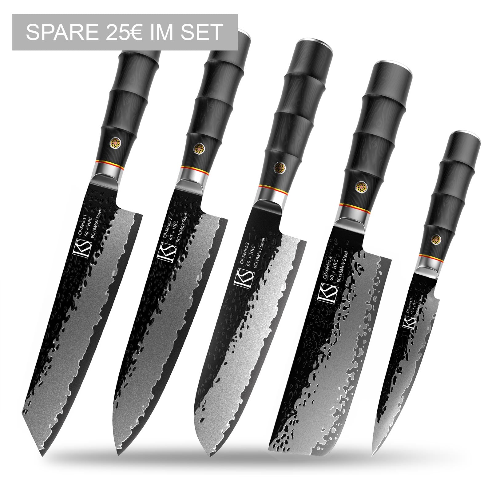 5pcs Profi Kochmesserset