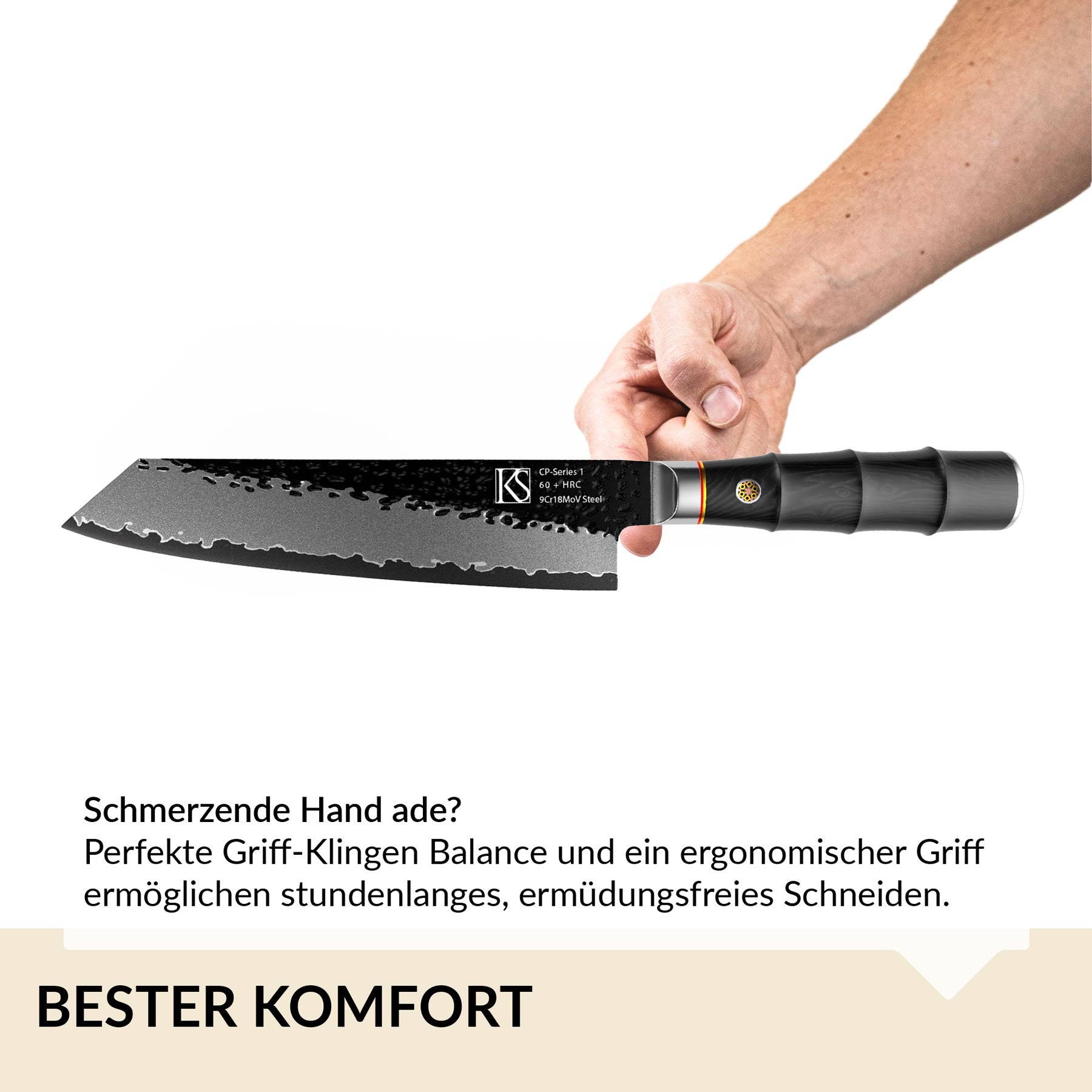 2pcs CP-Series Kochmesserset 2