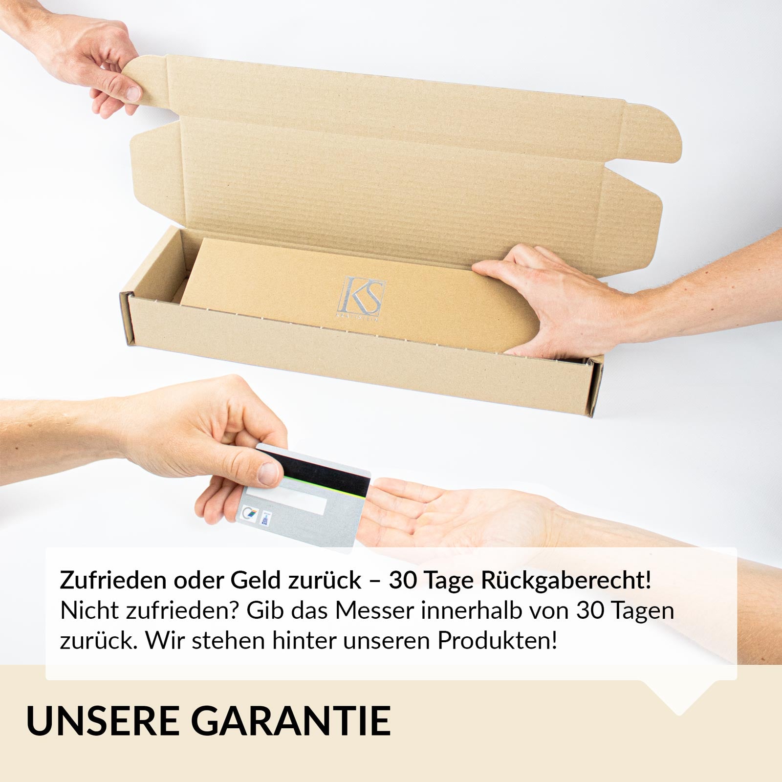 [B-Ware] Damastmesser mit Olivenholzgriff
